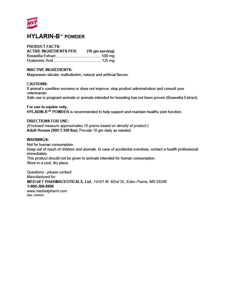 Hylarin-B (Powder) Hylarin-B (Powder)
