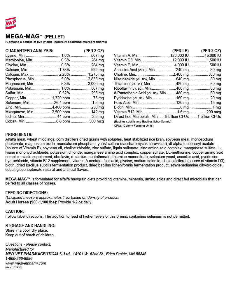 Mega-Mag (Pellets) Mega-Mag (Pellets) Mega-Mag (Pellets) Mega-Mag (Pellets)