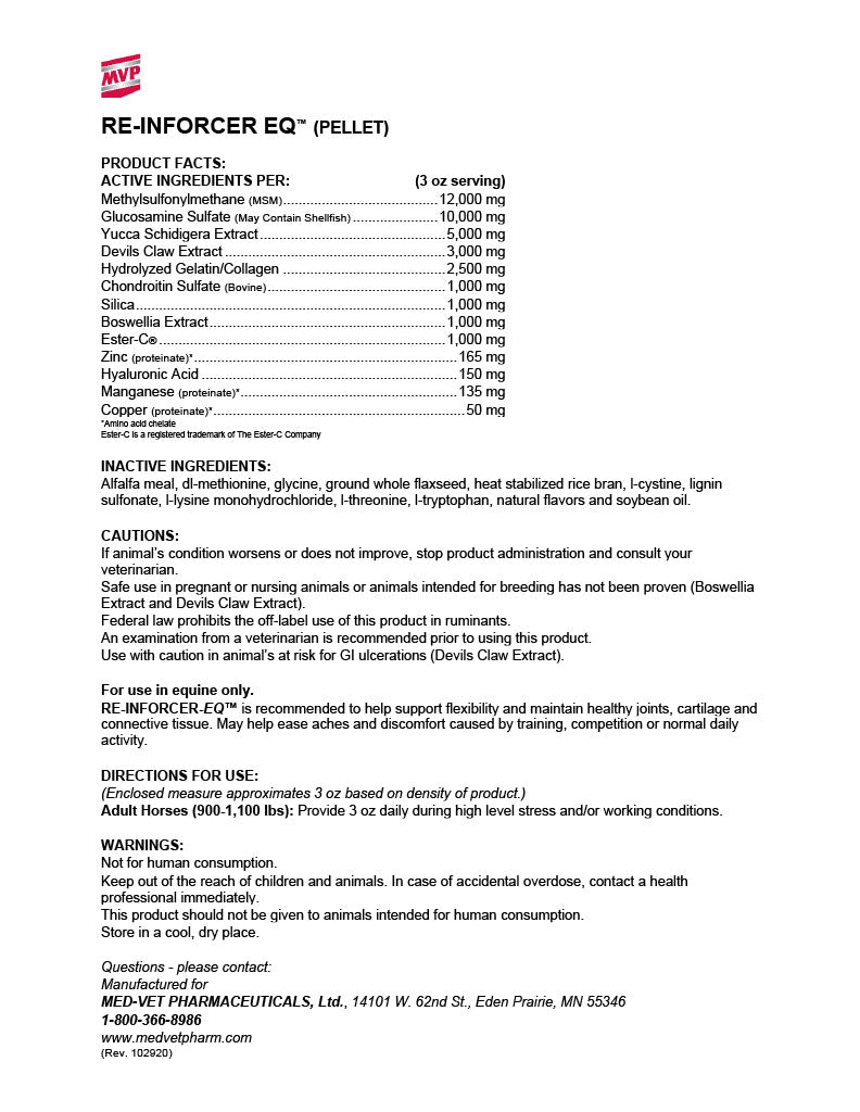 Re-Inforcer EQ (Pellets) Re-Inforcer EQ (Pellets)