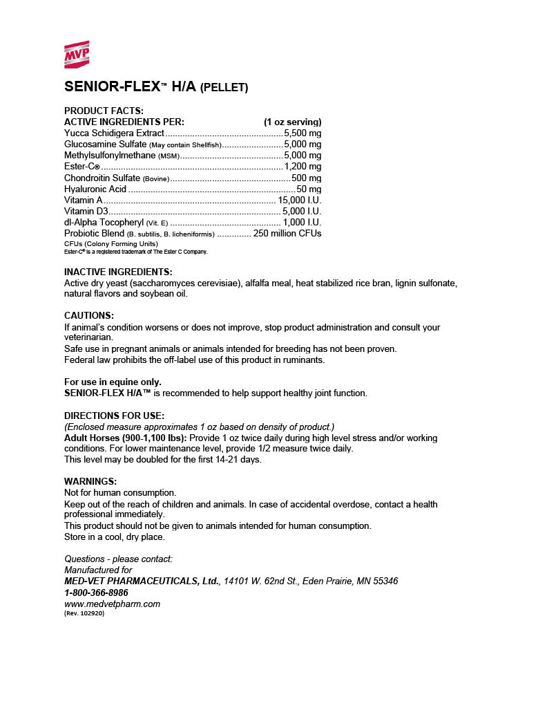 Senior Flex H/A (Pellets)