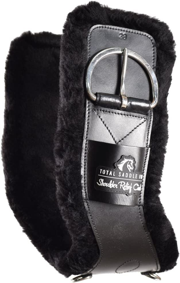 Total Saddle Fit - Shoulder Relief Cinch - Western Black