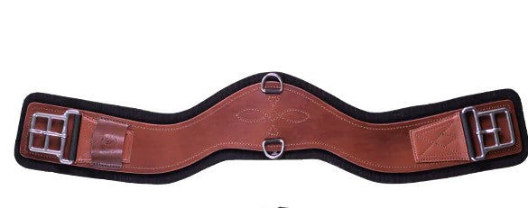 Total Saddle Fit - Shoulder Relief Cinch - Western Brown