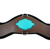 Total Saddle Fit - Shoulder Relief Cinch TURQUOISE LE Color
