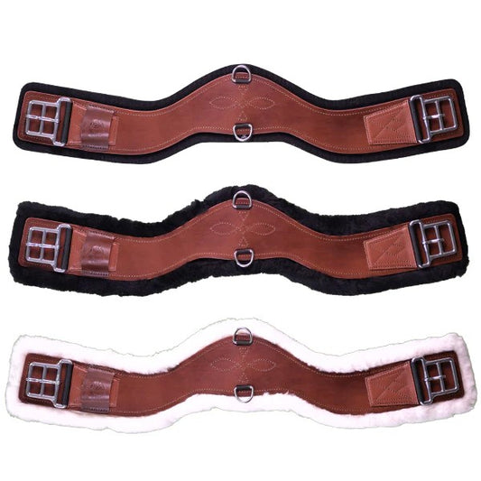 Total Saddle Fit - Shoulder Relief Cinch - Western Brown